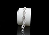 S925 Silver Diamond Charm Bracelet for Women