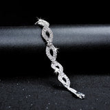 S925 Silver Diamond Charm Bracelet for Women