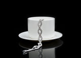 S925 Silver Diamond Charm Bracelet for Women
