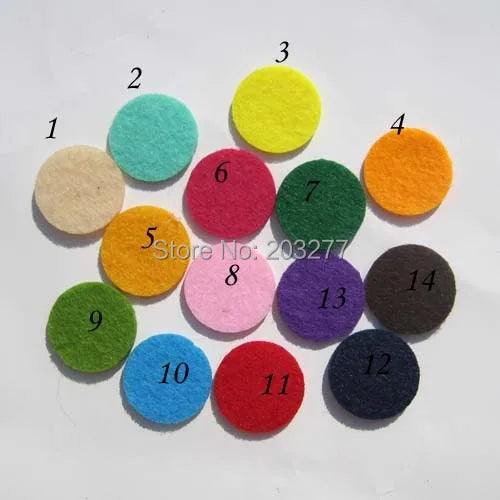 1000pcs 2.5cm Felt Circle Back Accessory