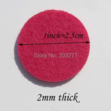 1000pcs 2.5cm Felt Circle Back Accessory