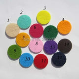 1000pcs 2.5cm Felt Circle Back Accessory