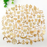 100pcs Mixed Animal Heart Charms for Bracelet Necklace Making