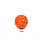10Pcs Crochet Woolen Beads for Crafts & Toys
