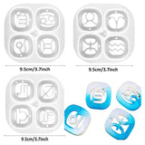 DIY 12 Constellation Keychain Silicone Epoxy Mold for Jewelry Crafting