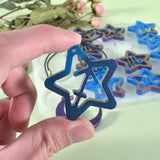 DIY 12 Constellation Keychain Silicone Epoxy Mold for Valentine Love Gift