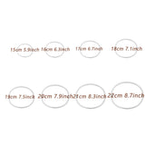 316L Titanium Steel Cuff Style Bangle Bracelet, DIY Femme Unisex Bijoux Pulseira