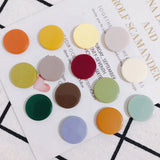 10pcs 19mm Round Acrylic Sheet Hairpin Jewelry Earring Accessories