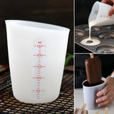 250ML 500ML Reusable Silicone Measuring Cook Bakers Resin Jewelry Tools