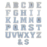 DIY 26 English Alphabet Silicone Mold Large Keychain Pendant Resin Mould