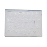 DIY English Letters Mold Kit Alphabet Pendant UV Resin Silicone Mold