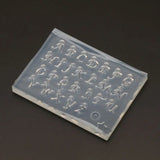 DIY English Letters Mold Kit Alphabet Pendant UV Resin Silicone Mold