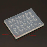 DIY English Letters Mold Kit Alphabet Pendant UV Resin Silicone Mold