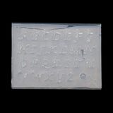 DIY English Letters Mold Kit Alphabet Pendant UV Resin Silicone Mold