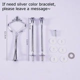 3-Layer Fruits Trays Resin Cupcake Stand Molds Silicone Crystal Mould