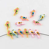 30pcs Birds Shape Wooden Beads for Baby Toys Crafts Kids Toys & Bracelet