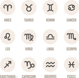 DIY Stainless Steel Zodiac Sign Charms Pendant 20Pcs/Lot