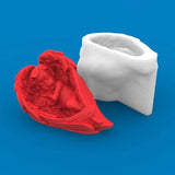 3D Baby Wing Candle Resin Mold for Home Decor