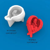 3D Baby Wing Candle Crystal Epoxy Resin Mold Silicone Mould