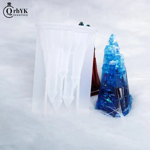 3D Crystal Epoxy Castle Silicone Mold for DIY Decorations