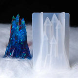 3D Crystal Epoxy Castle Silicone Mold for DIY Decorations