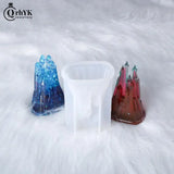 3D Crystal Epoxy Castle Silicone Mold for DIY Decorations