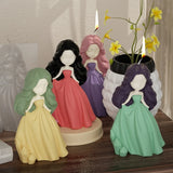 3D Princess Candle Silicone Mold Plaster Aromatherapy Candle Mould