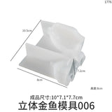 3D Fish-Shaped Epoxy Resin Mold Jewelry Silicone Moulds