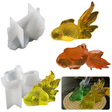 3D Fish-Shaped Epoxy Resin Mold Jewelry Silicone Moulds