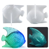 3D Flat Goldfish Epoxy Resin Mold for Handcraft Jewelry