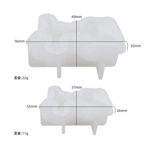 DIY 3D Goldfish Epoxy Resin Mold Silicone Jewelry Tools