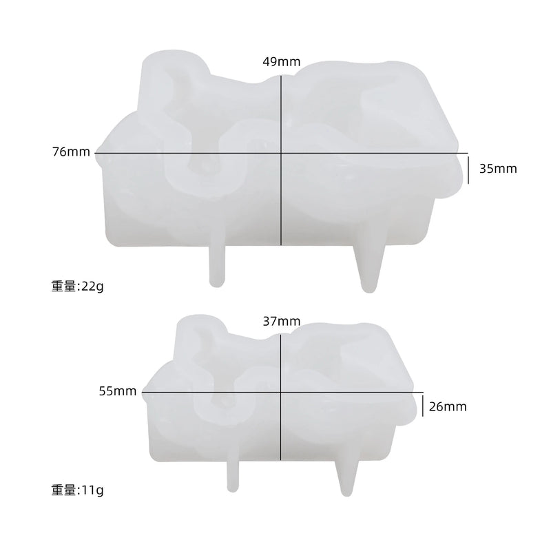 DIY 3D Goldfish Epoxy Resin Mold Silicone Jewelry Tools