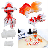 DIY 3D Goldfish Epoxy Resin Mold Silicone Jewelry Tools