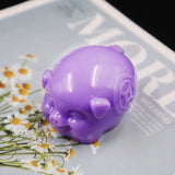 3D Lucky Pig Soap Molds Silicone Mold Blessings Fortune Pig Resin Casting