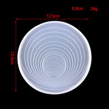 3D Trap Coaster Epoxy Resin Mold Jewelry Tools Jewelry Accessories Silicone