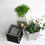4" Square Concrete Flower Pot Silicone Mold Succulent Planter DIY Mold