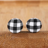 50Pcs Natural Wooden Round Beads for Crafts, Jewelry Making, Baby Toys