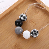 50Pcs Natural Wooden Round Beads for Crafts, Jewelry Making, Baby Toys