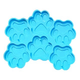 Cat Paw Shape Earrings Silicone Mold with Hole Pendant Charms Hanging Ornament