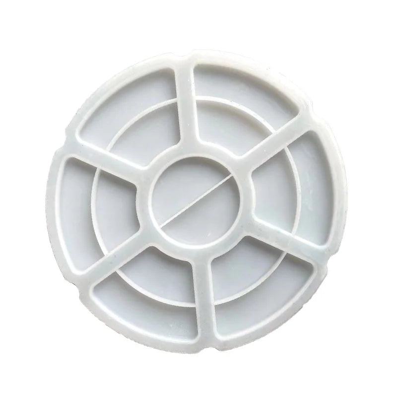 DIY 7-Compartment Tray Paint Palette Epoxy Resin Silicone Mold