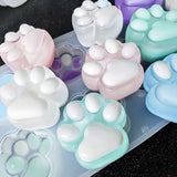 Cats Paw Silicone Epoxy Mold DIY Keychain Pendant Crafting Mould