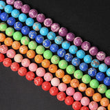 7 Chakra Stripe Agates Beads Jewelry Natural Semi-Finished Loose Bead
