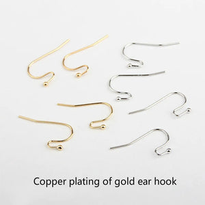 Beaded Earrings with Hook Clasps