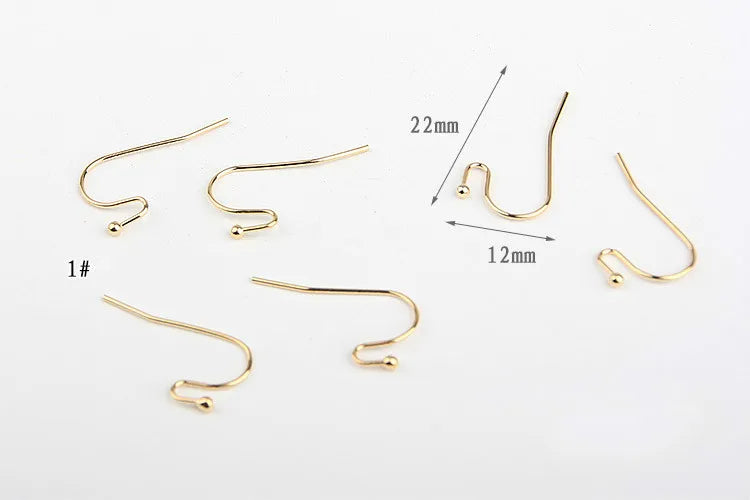Beaded Earrings with Hook Clasps