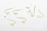 Beaded Earrings with Hook Clasps