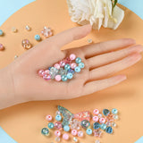 DIY Acrylic Macaron Beads Boxed Set Pink Bear Pendant Beads