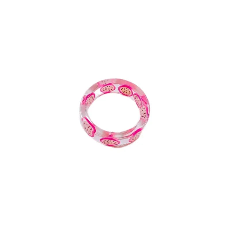 Acrylic Resin Fruit Loop Eardrop Pendant Set Jewelry Making