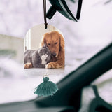 DIY Air Freshener Felt with Tassel Rope