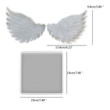 Angel Wings Coaster Epoxy Resin Mold Cup Mat Silicone Mould