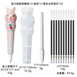 Animal Pen Silicone Epoxy Resin Mold Jewelry Tool